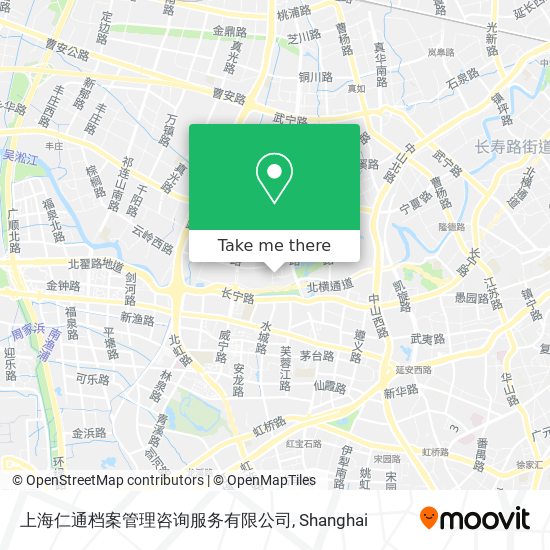 上海仁通档案管理咨询服务有限公司 map