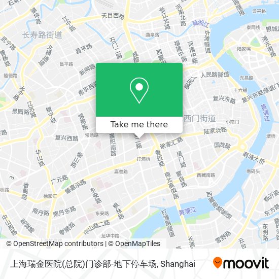 上海瑞金医院(总院)门诊部-地下停车场 map