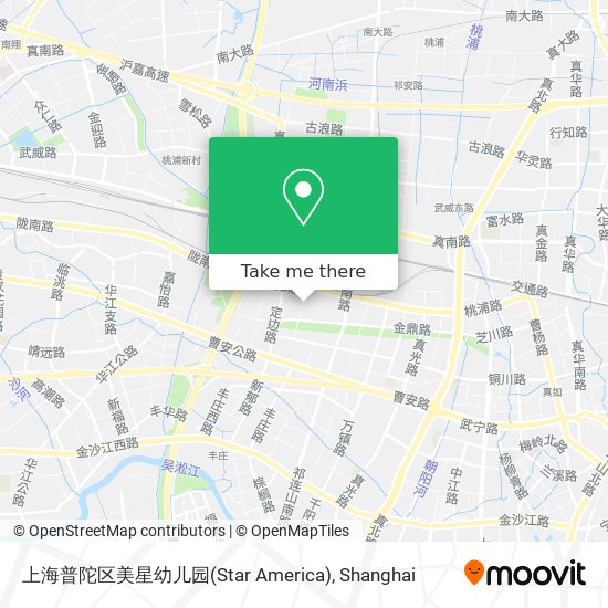 上海普陀区美星幼儿园(Star America) map