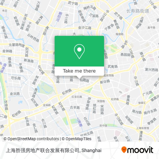 上海胜强房地产联合发展有限公司 map