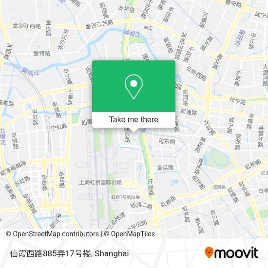 仙霞西路885弄17号楼 map