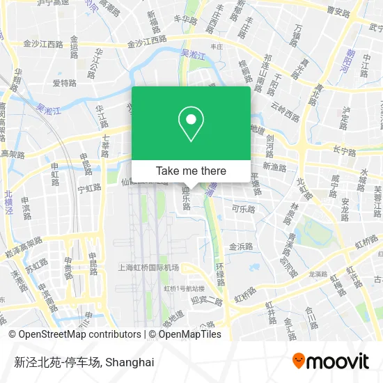 新泾北苑-停车场 map