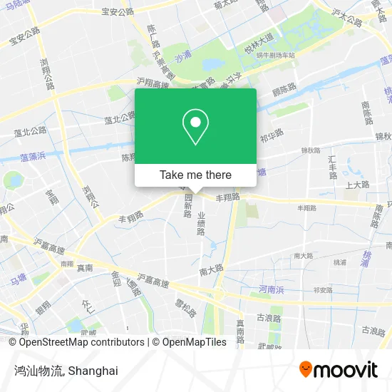 鸿汕物流 map