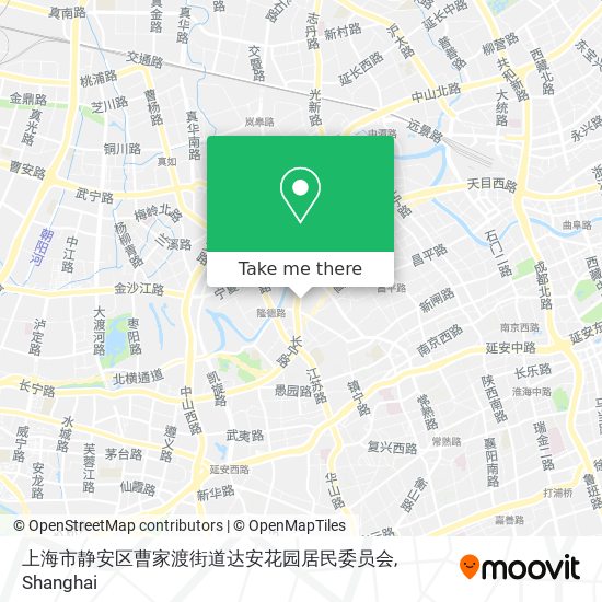 上海市静安区曹家渡街道达安花园居民委员会 map