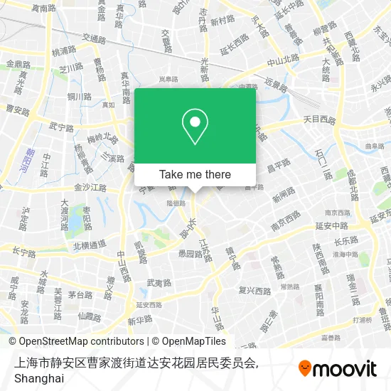 上海市静安区曹家渡街道达安花园居民委员会 map