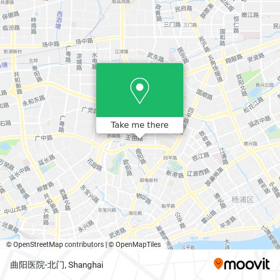曲阳医院-北门 map