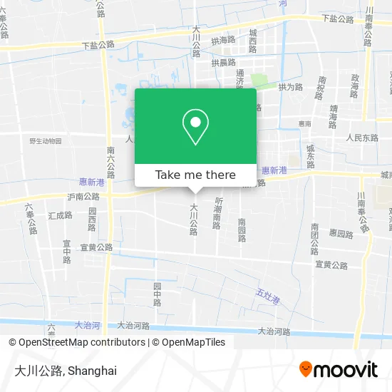 大川公路 map