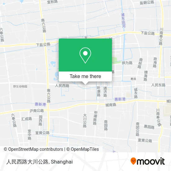 人民西路大川公路 map