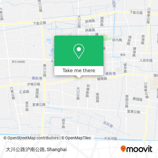 大川公路沪南公路 map