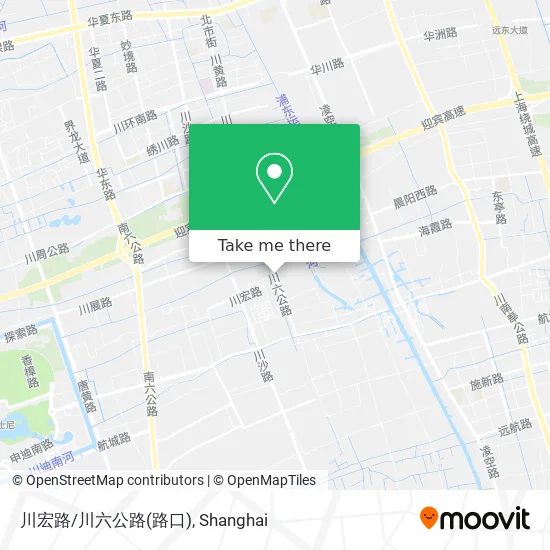 川宏路/川六公路(路口) map