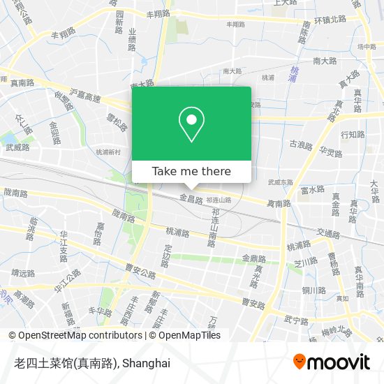 老四土菜馆(真南路) map