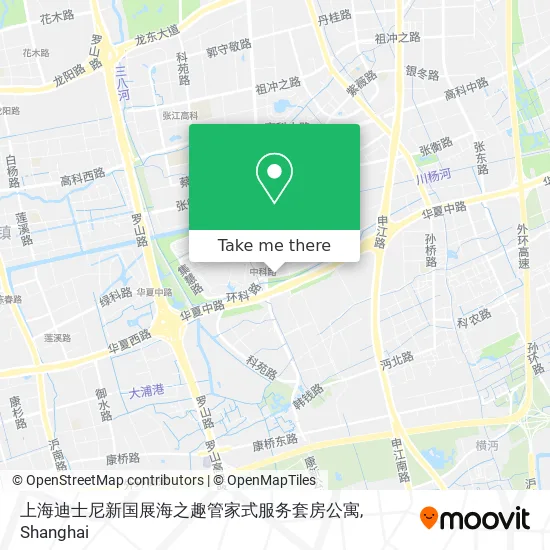 上海迪士尼新国展海之趣管家式服务套房公寓 map