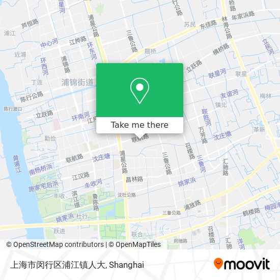 上海市闵行区浦江镇人大 map