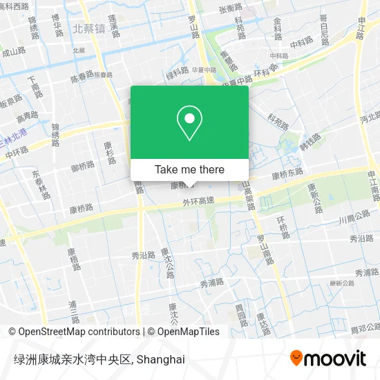 绿洲康城亲水湾中央区 map
