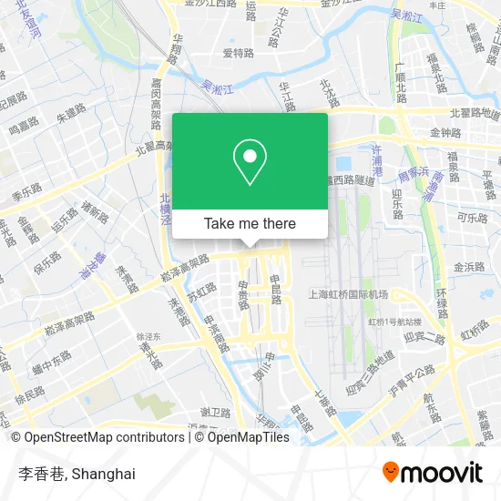 李香巷 map