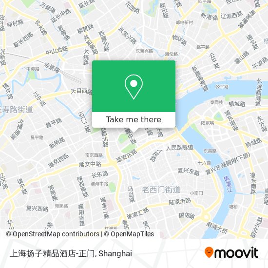 上海扬子精品酒店-正门 map