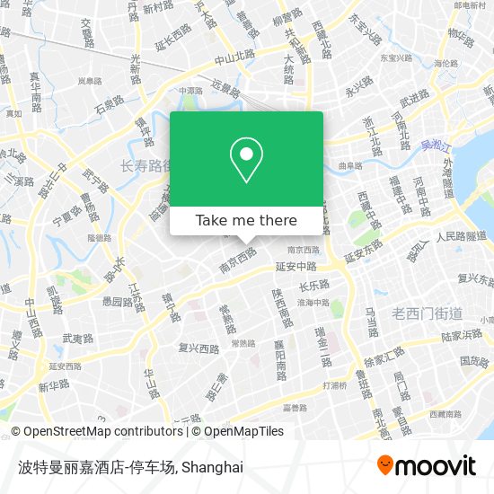 波特曼丽嘉酒店-停车场 map