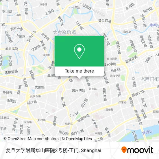复旦大学附属华山医院2号楼-正门 map