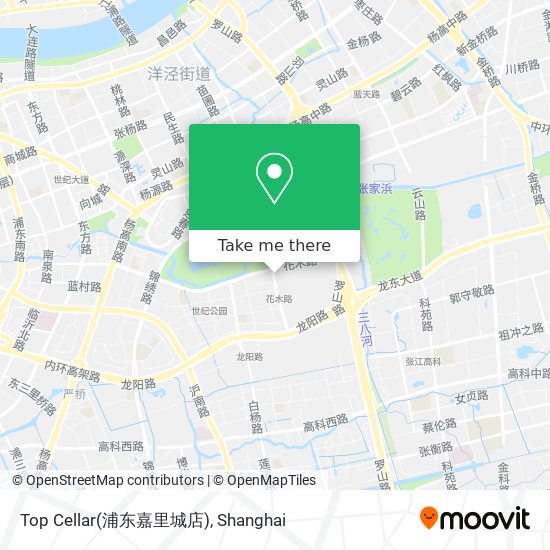 Top Cellar(浦东嘉里城店) map