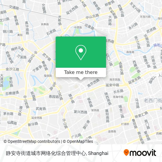 静安寺街道城市网络化综合管理中心 map