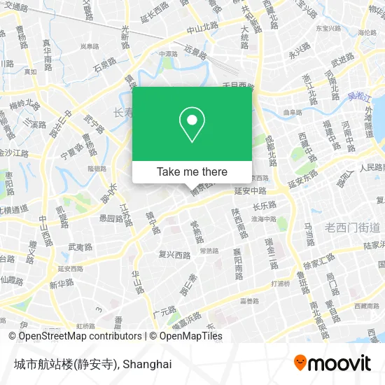城市航站楼(静安寺) map
