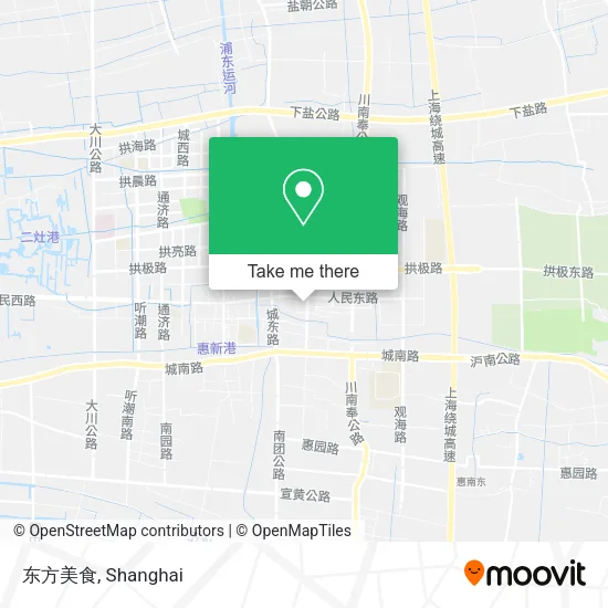 东方美食 map
