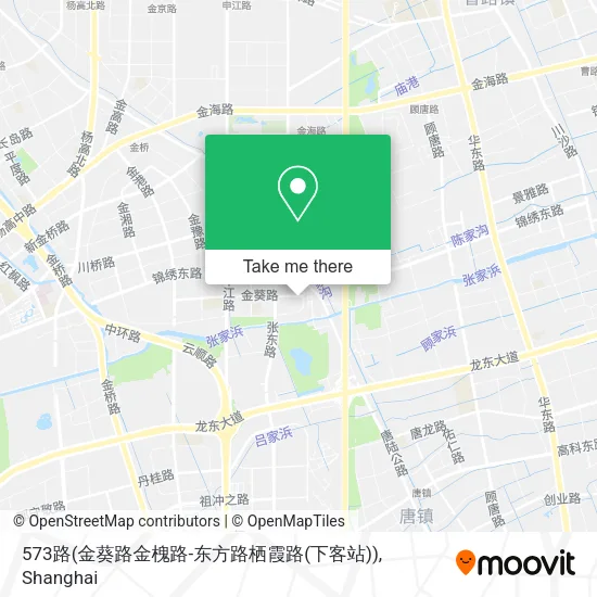 573路(金葵路金槐路-东方路栖霞路(下客站)) map
