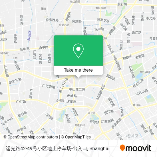 运光路42-49号小区地上停车场-出入口 map