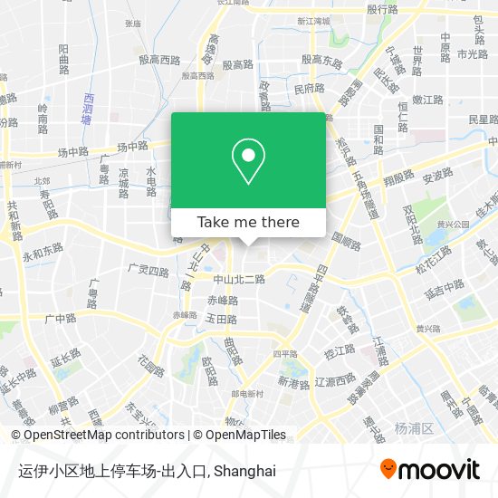 运伊小区地上停车场-出入口 map