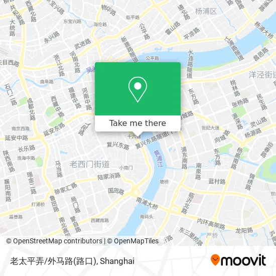 老太平弄/外马路(路口) map