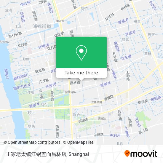 王家老太镇江锅盖面昌林店 map