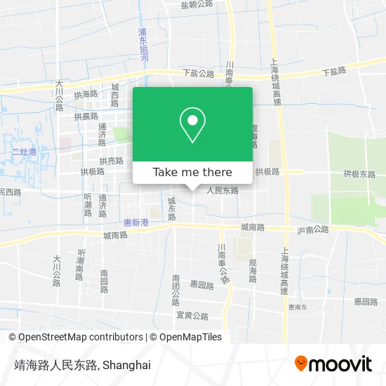靖海路人民东路 map