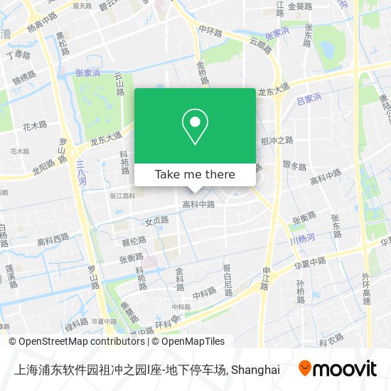 上海浦东软件园祖冲之园l座-地下停车场 map