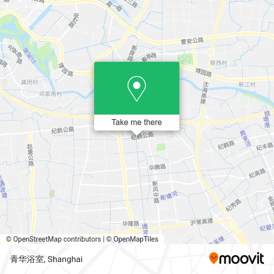 青华浴室 map