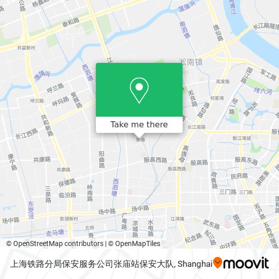 上海铁路分局保安服务公司张庙站保安大队 map