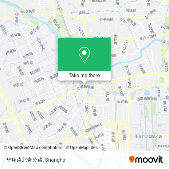 华翔路北青公路 map