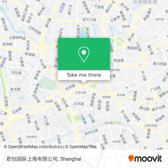君怡国际上海有限公司 map