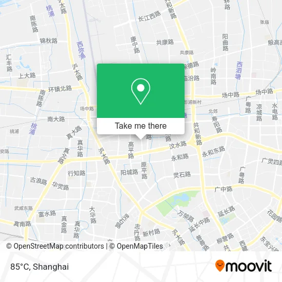 85°C map