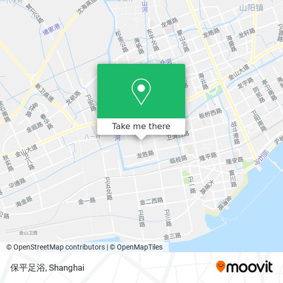 保平足浴 map