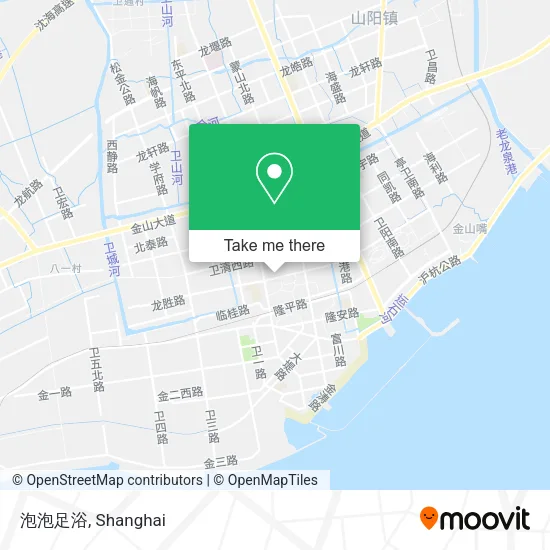 泡泡足浴 map