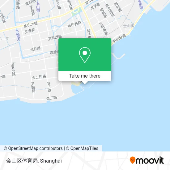 金山区体育局 map