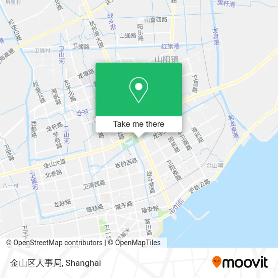 金山区人事局 map