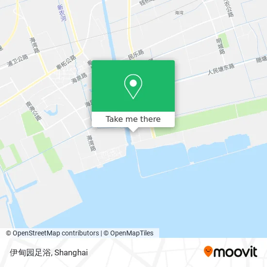 伊甸园足浴 map