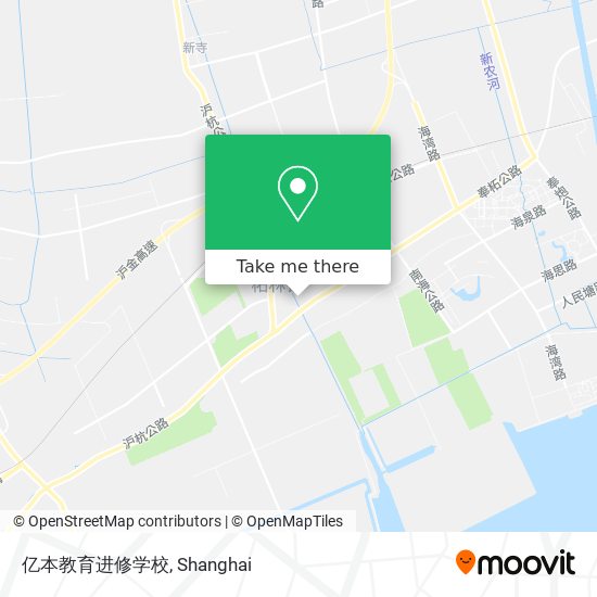 亿本教育进修学校 map