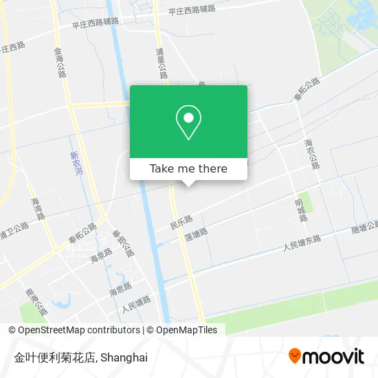 金叶便利菊花店 map