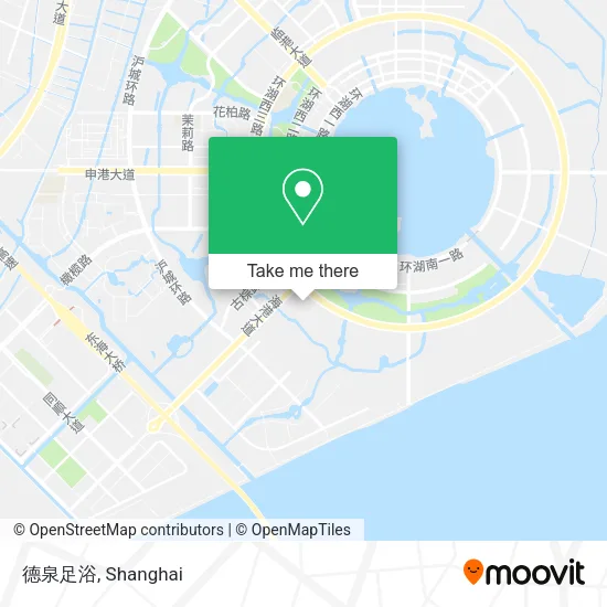 德泉足浴 map