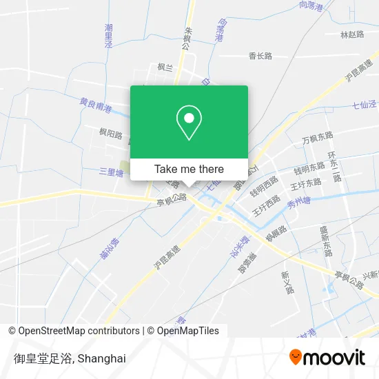 御皇堂足浴 map