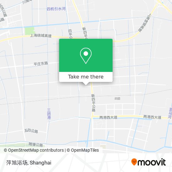 萍旭浴场 map