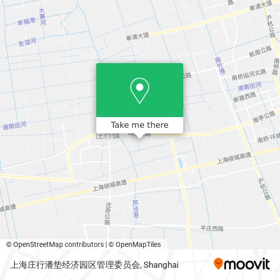 上海庄行潘垫经济园区管理委员会 map