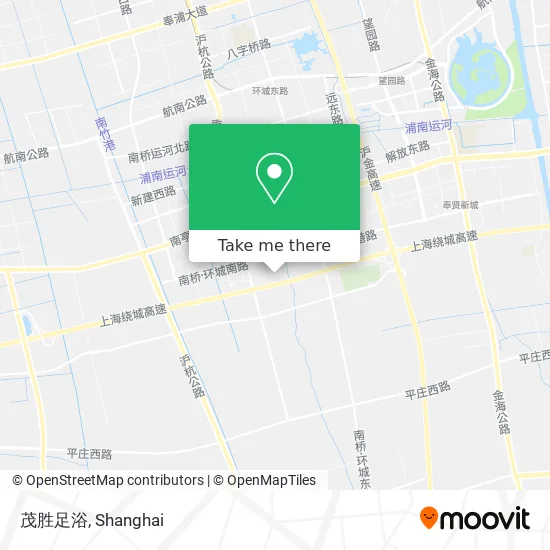 茂胜足浴 map